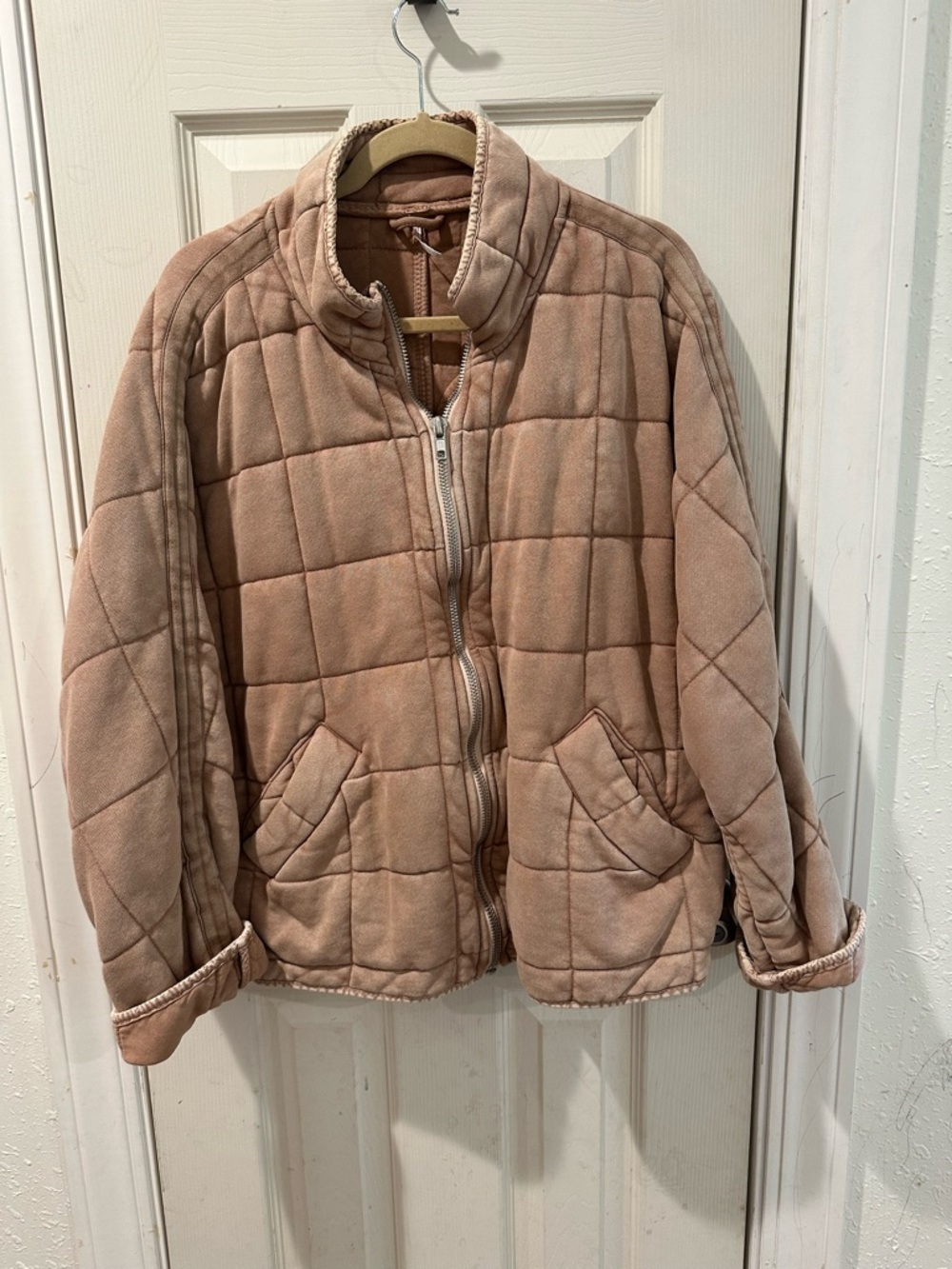 Free People Dolman Toasted Marshmellow Bomber Jacket